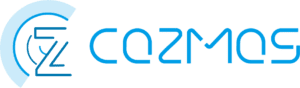 Logotipo de la aplicación Cozmos esta en la parte inferior