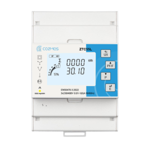 Contador de energia trifásico LoRaWAN ZTC55L-LoRaWAN-MID para monitorização industrial